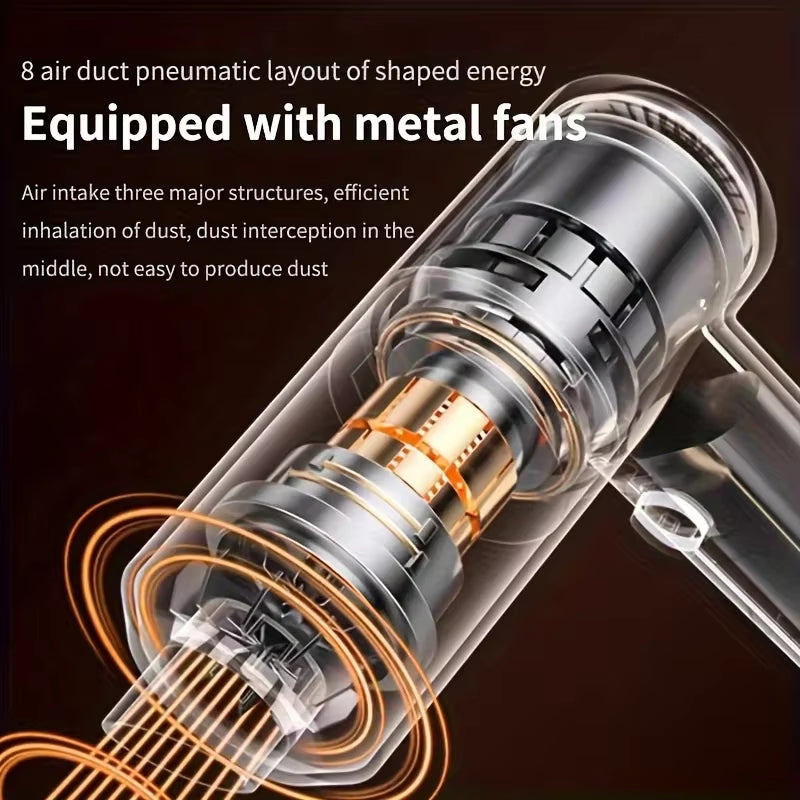 690000Pa Wireless Car Vacuum 2 Hours Quick Charge Wet Dry Dual-Use Cleaner Cordless Handheld High-Power Vacuum Cleaner 2026