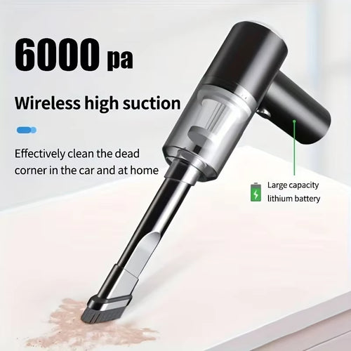 690000Pa Wireless Car Vacuum 2 Hours Quick Charge Wet Dry Dual-Use Cleaner Cordless Handheld High-Power Vacuum Cleaner 2026